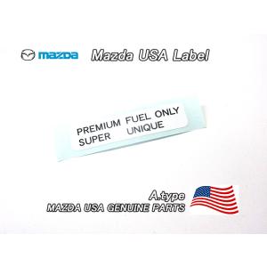 ロードスターND【MAZDA】マツダMX-5ミアタ純正USラベルFuel.Caution/USDM北...