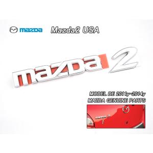 デミオDE【MAZDA】マツダ2純正USエンブレム-リア2マーク/USDM北米仕様