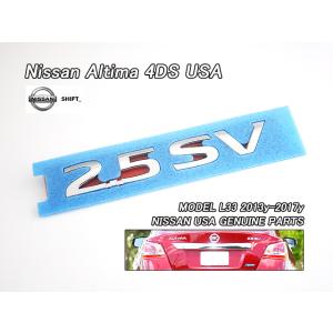 ティアナL33【NISSAN】ニッサンALTIMAセダン純正USエンブレム-リア2点