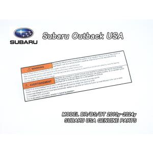 アウトバックBR.BS.BT【SUBARU】スバルOUTBACK純正USラベルRoof.Rail.W...