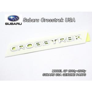 スバルXV【SUBARU】GP7GPE前期クロストレック純正USエンブレム-リアCrosstrek文...