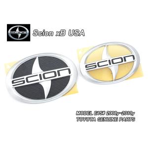 イストP110/SCION/サイオンxD純正USエンブレムセット-前後2点/USDM北米