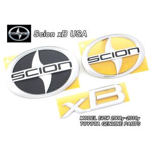 ルミオンE15前期/SCION/サイオンxB純正USエンブレムセット-前後3点(08-10y)/US...