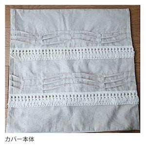 おしゃれな麻混ナチュラルクッションカバー QR...の詳細画像4