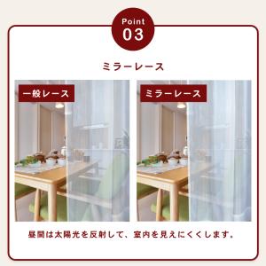 遮光カーテン レースセット 4枚組 1級 2級...の詳細画像4