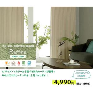 カーテン 遮光 2級 防炎 遮熱 洗濯可能 タ...の詳細画像1