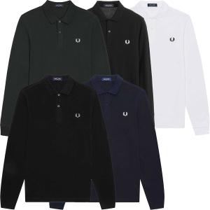 5/25 5のつく日+4% フレッドペリー Fredperry ポロシャツ 長袖 M6006 Fred Perry 定番 鹿の子 ロングスリーブ ポロ 無地 Plain Shirt