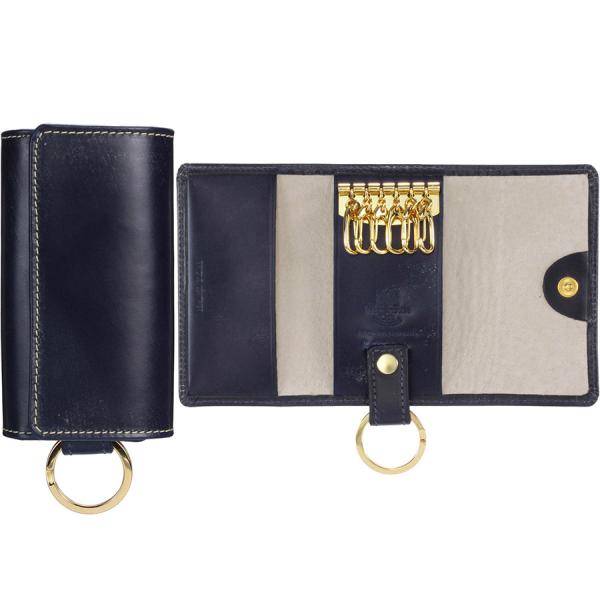 ホワイトハウスコックス キーケース S9692 Whitehousecox 9692 ブライドルレザ...