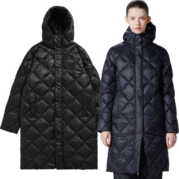 タイオン ダウンジャケット 106coci Taion シティ フード ロング ダウン ジャケット ...