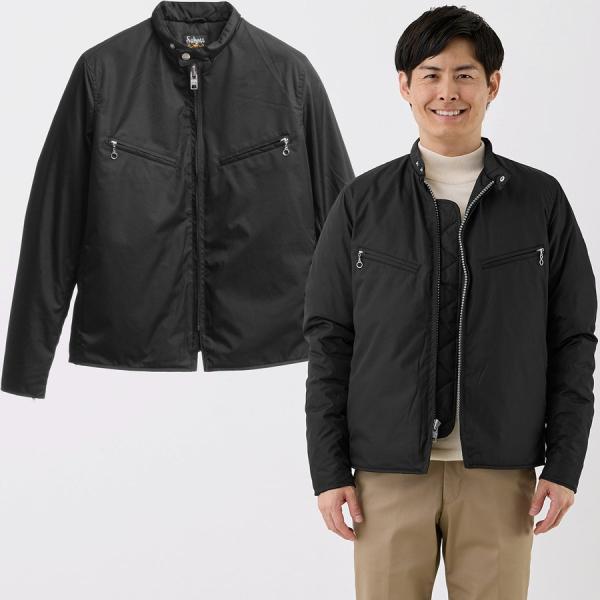 本日ブラックフライデー最大+8% ショット タイオン シングルライダースダウンジャケット 78242...