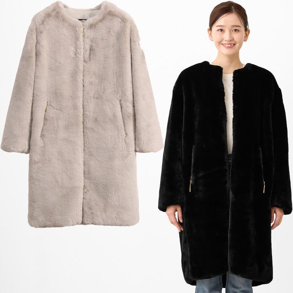 タトラス タミル Tamil ボア コート Ljxa0040033588 Tatras ノーカラー ...