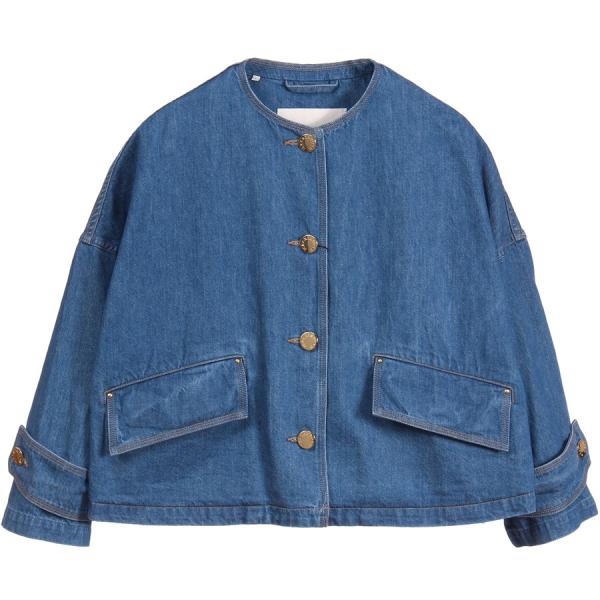 マッキントッシュ レディース ジャケット ハンビー ノーカラーデニムジャケット Humbie Den...