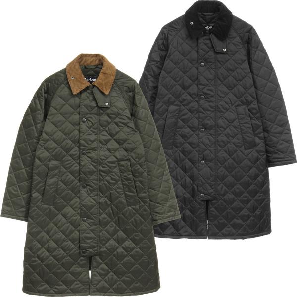 バブアー メンズ レディース ミドルレングス キルティングコート エクスモア Barbour Exm...