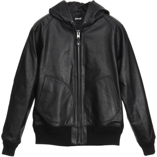 ショット レザーフーデットジャケット Leather Hooed Jacket 7825950055...