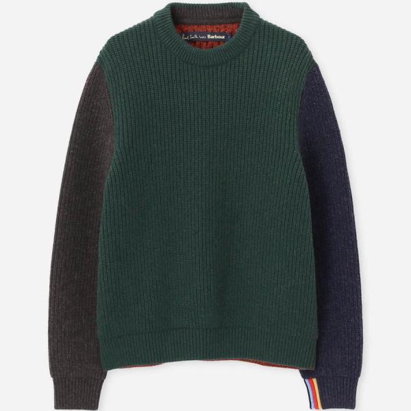 バブアー ポールスミス コラボ ニット Paul Smith Loves Barbour MKN17...