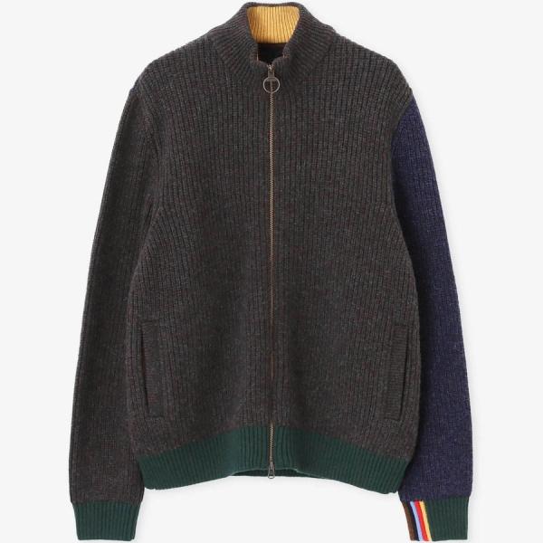 バブアー ポールスミス コラボ カーディガン Paul Smith Loves Barbour MK...