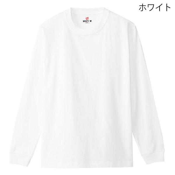 5/12プレミアムな日曜+5% ヘインズ ビーフィー 長袖Tシャツ H5186 クルーネック BEE...