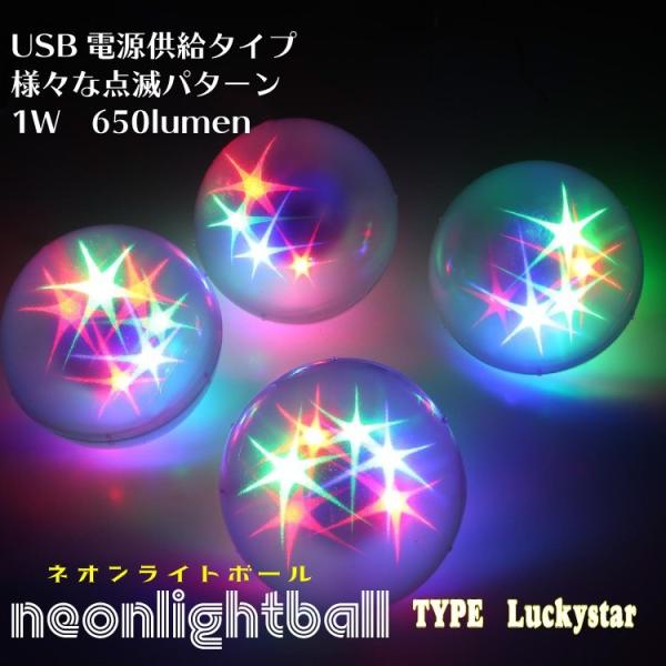 ネオン ライト ミラーボール LED 照明 USB接続 ダンス ライブ コンサート ステージライト ...