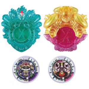 妖怪ウォッチ 秘宝妖怪エンブレム&カセキメダルセット...