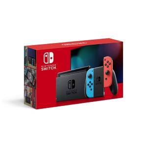 Nintendo Switch 本体 (ニンテンドースイッチ) 【Joy-Con (L) ネオンブルー/ (R) ネオンレッド】 (バッテリー持続時間が長くなったモデル)