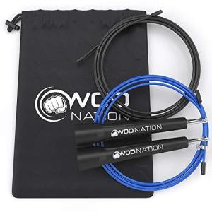 - WOD Nation Speed Jump Rope - Blazing Fast Rope for Endurance tra