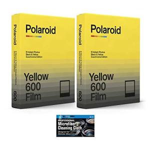 Polaroid Originals ブラック&イエローフィルム 600およびIタイプインスタントカメラ用 - デュオクロームエディション - 2パ