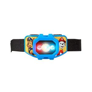 ekids Paw Patrol キッズ ヘッドランプ 3つのライトモードと内蔵サウンドエフェクト付き パウパトロールのファンのためにデ
