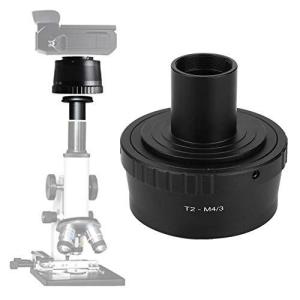 Bindpo T2-M4/3 顕微鏡アダプター M42スレッド付き 23.2mm Tマウント顕微鏡接眼レンズ用 オリンパス M4/3マウントミラ