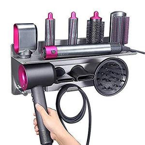 日 ドライヤーホルダーヘアドライヤーオーガナイザー収納棚用 ヘアドライヤーホルダー  Dyson Airwrap と互換性があります エアラップ収納
