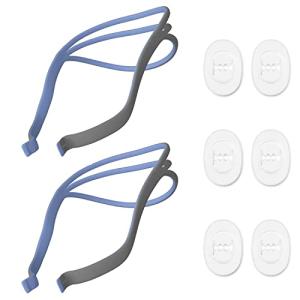 アップグレードされたAirfitP10ヘッドギアCPAP2パック交換用ヘッドギアはResMedAirfitP10鼻ピローCPAPマスクストラップ