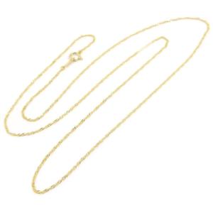 42cm K24 純金 ペタル チェーン ネックレス 約1.1g 24金 ゴールド