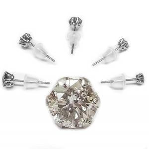 天然ダイヤモンド ピアス 0.4ct 18金イエローゴールド K18YG ダイヤ