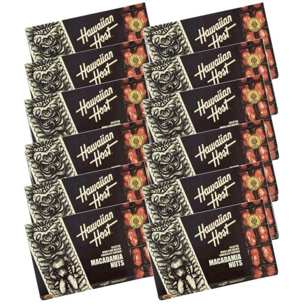 ハワイアンホースト マカダミアナッツ チョコレート 6oz 12粒 12箱セット 送料無料 ハワイ ...