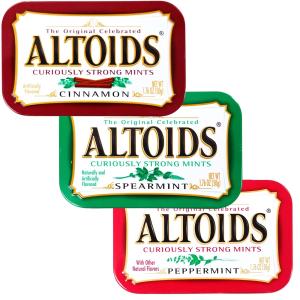 ALTOIDS アルトイズ ミントタブレット 3種3個セット (ペパーミント・スペアミント・シナモン) 50g×3個