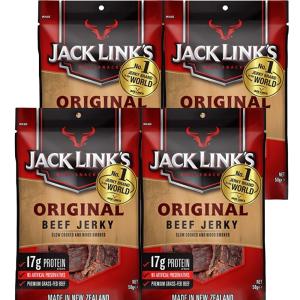 ジャックリンクス ビーフジャーキー オリジナル 4袋セット   おつまみ USAジャーキー