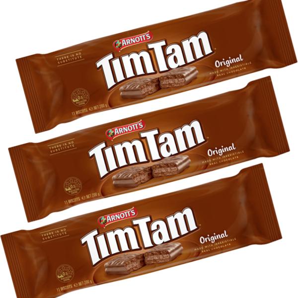 ティムタム オリジナル２００ｇ ３個セット 送料無料 ビスケット チョコ オーストラリア