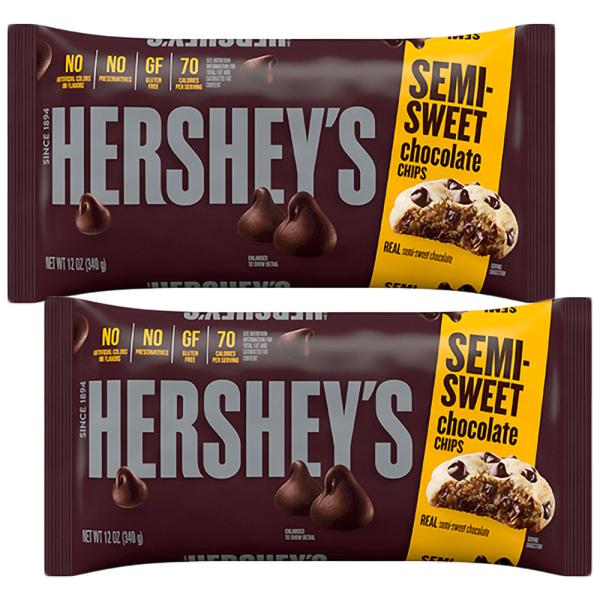 Hershey ハーシー セミスイート チョコチップ ３４０ｇ ２個セット 送料無料 アメリカ US...