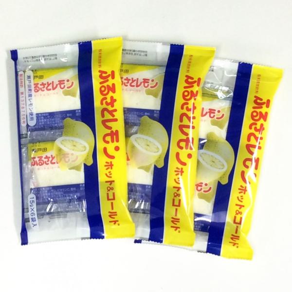 瀬戸田産レモン使用 ふるさとレモン 3袋セット(15g×6袋入×3) 粉末清涼飲料 広島県三原農業協...