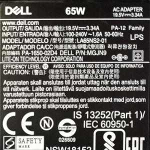 中古 [純正] DELL デル ACアダプター...の詳細画像1