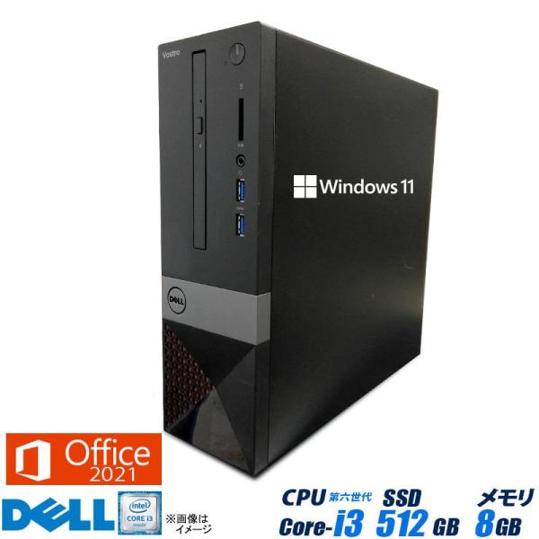 中古デスクトップパソコン Windows11 MicrosoftOffice2021 DELL Vo...