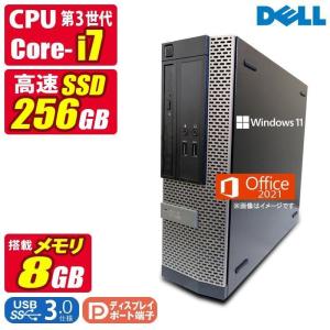 Windowsデスクトップ Dell OptiPlex 3010 Windows 7 DELL OptiPlex 3010 SFF Core i7 3770 3.4GHz/16GB/256GB(SSD