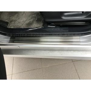 プリウス パーツ バンパーガード カスタム 用品 PRIUS 50系/PHV スカッフプレート ステップガーニッシュ ステップガード FP107