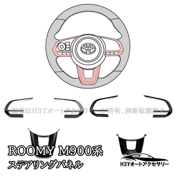 ROOMY タンク ルーミー トール ジャスティ M900 M910後期専用 ステアリングパネル 内...