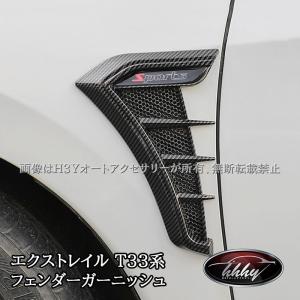 JAOS フェンダーガーニッシュtype-X マットブラックエクストレイル33系 JAOS フェンダーガーニッシュ type-X エクストレイル T33系