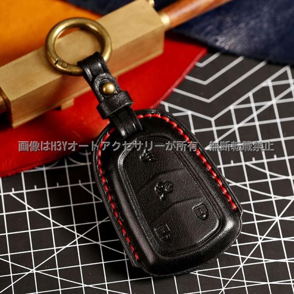 ESV/エスカレード/CTS/XTS/SRX/ATS スマートキーカバー レザーキーケース レザース...