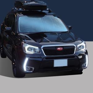 H3Y スバル フォレスター SJ系 カスタム パーツ アクセサリー SUBARU Forester SJ系 用品 LED デイライト SF003