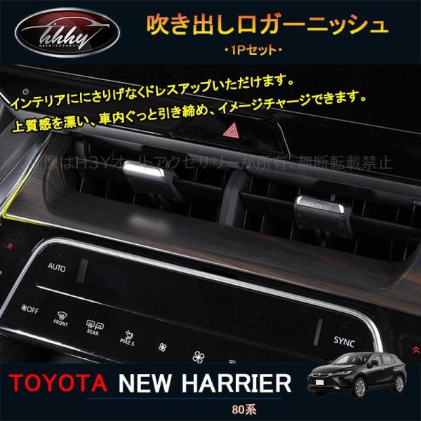 ハリアー ハリアー80系 アクセサリー カスタム パーツ インテリアパネル 吹き出し口ガーニッシュ ...
