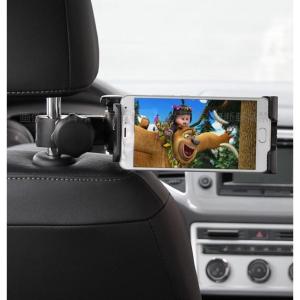タブレットホルダー モニターアーム スマホホルダー リア席 車載 後部座席 ヘッドレスト付きタイプ iPad iPhone TS047の商品画像