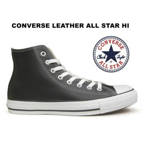 マーシャル様 新品コンバース ALL STAR レザーブラック23.5 LEATHER ALL STAR J HI / レザー オールスター J HI