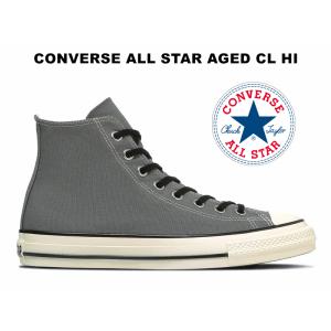 2025秋冬新作 コンバース オールスター エイジド CL ハイカット アイアングレー 灰色 レディース メンズ スニーカー CONVERSE ALL STAR AGED CL HI 31317442